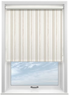 Shabby Chic by Rachel Ashwell Watercolour Stripe (Blackout), Natural - Roller Blind